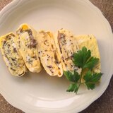 食物繊維たっぷり もずくの卵焼き